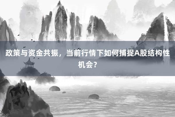 政策与资金共振，当前行情下如何捕捉A股结构性机会？