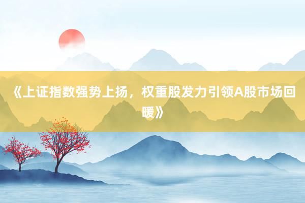 《上证指数强势上扬，权重股发力引领A股市场回暖》