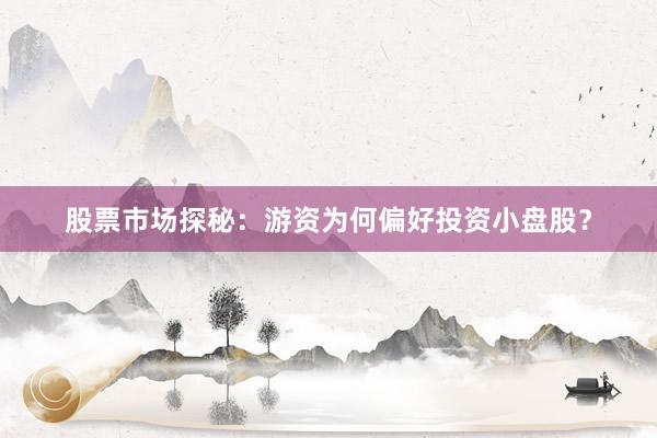 股票市场探秘：游资为何偏好投资小盘股？